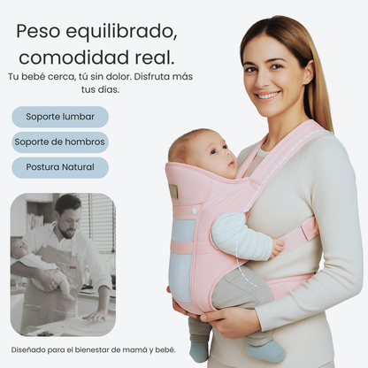 HugBaby™ Porta Bebé (Doble Uso + Manos Libres)