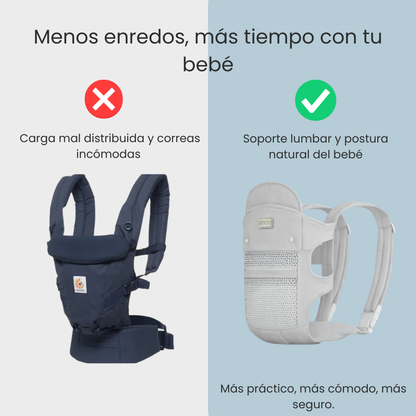 HugBaby™ Porta Bebé (Doble Uso + Manos Libres)