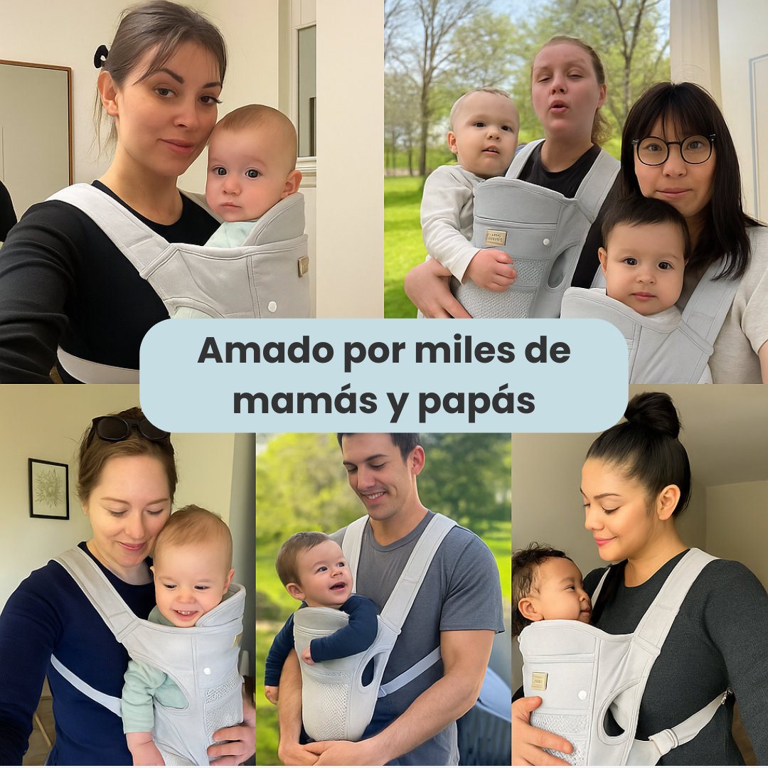 HugBaby™ Porta Bebé (Doble Uso + Manos Libres)